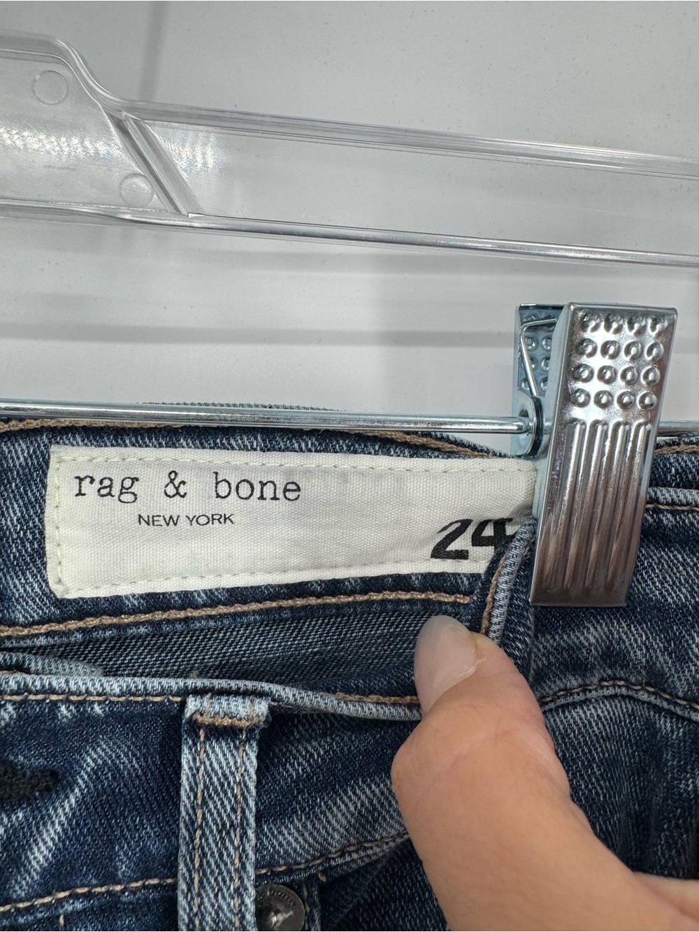Rag & Bone Sofie High-Rise Ankle Ultra Wide Jeans - Size 24 - Picture 7 of 15